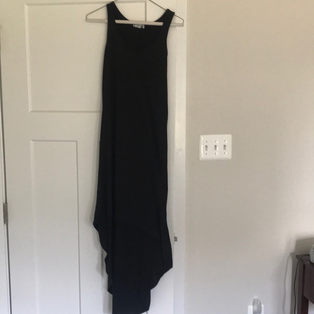 Black maxi dress